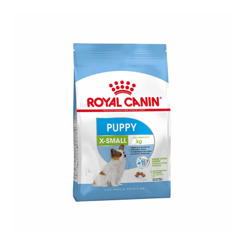 غذای خشک توله سگ ایکس اسمال پاپی رویال کنین 1.5Kg X-small puppy
