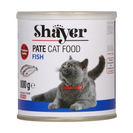 کنسرو غذای گربه پته با طعم ماهی شایر Shayer Pate With Fish 500g